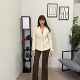Giacca in Tweed - Beige 5001