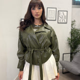 Biker Ecopelle - Green 2626