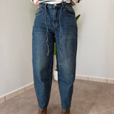 Jeans Balloon con laccio 3272