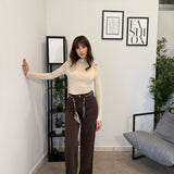 Jeans Wide leg Brown 362