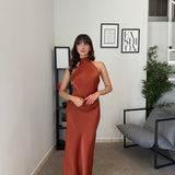 Abito Satin Valentina 2759