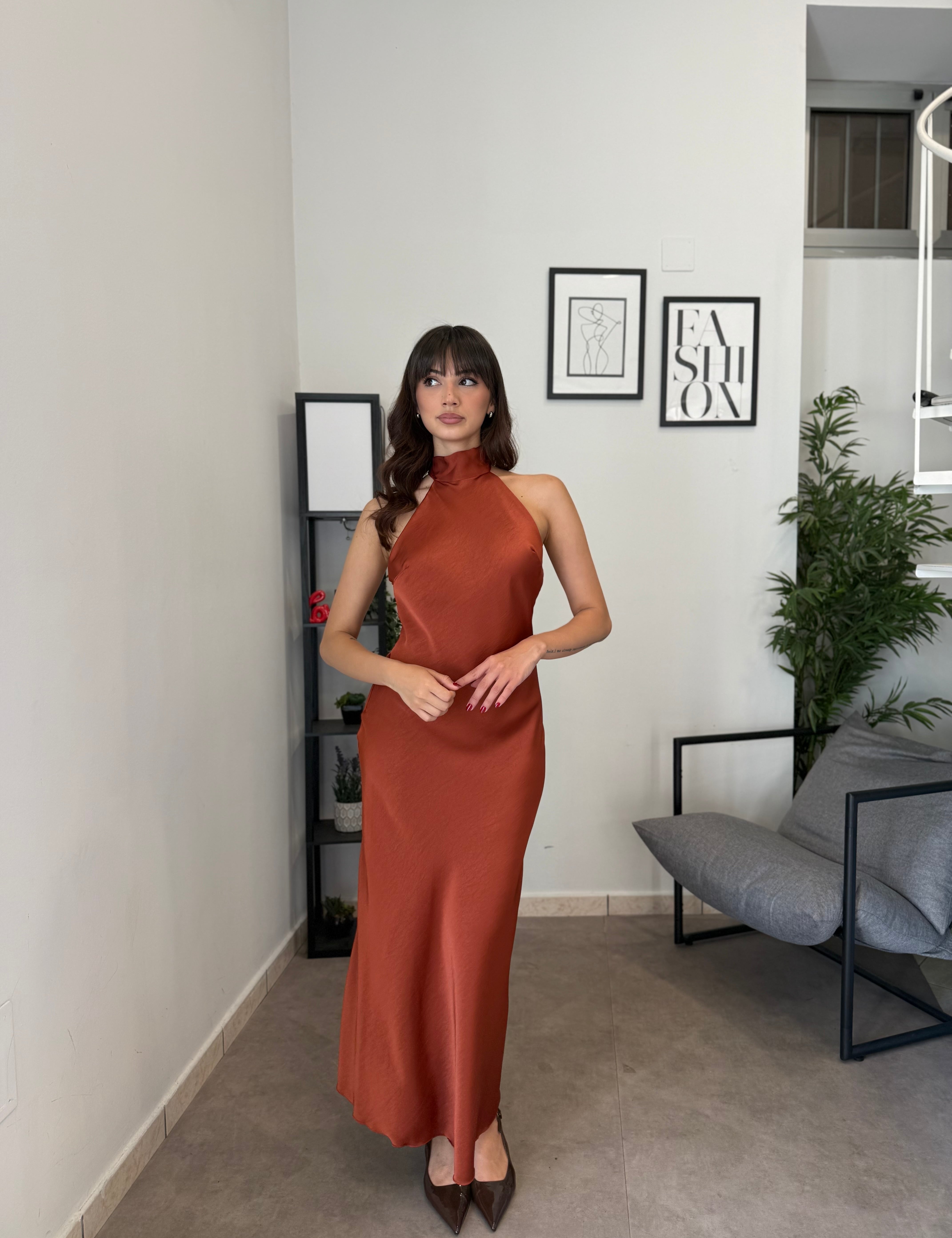 Abito Satin Valentina 2759