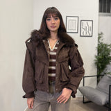 Giubbotto Scamosciato - Brown 2890