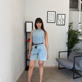 Set-Coordinato in denim Chiaro 2759