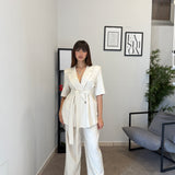 Tailleur in Misto Lino 2637