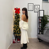 Abito Midi con coprispalle 828