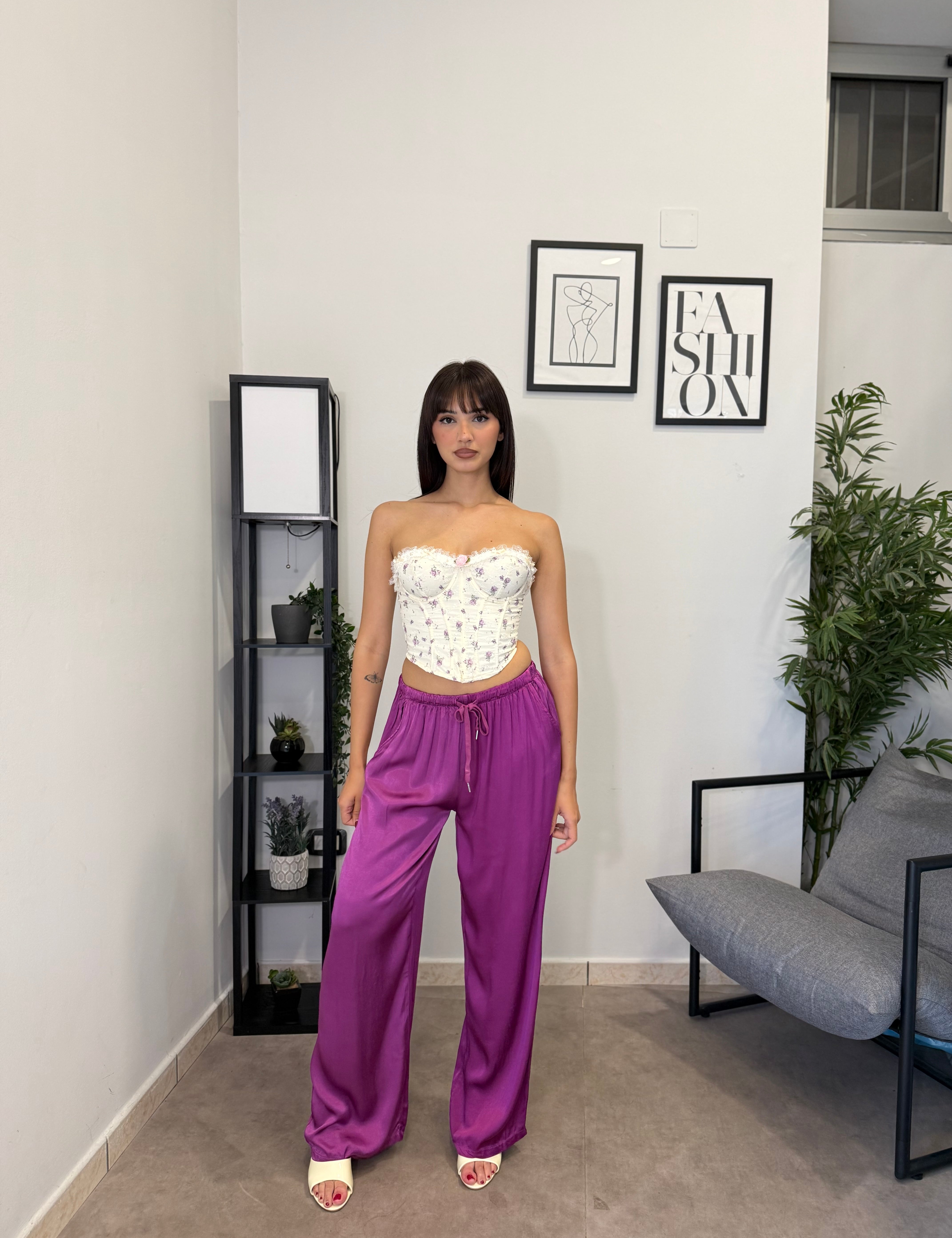 Pantalone Effetto Satin 2420