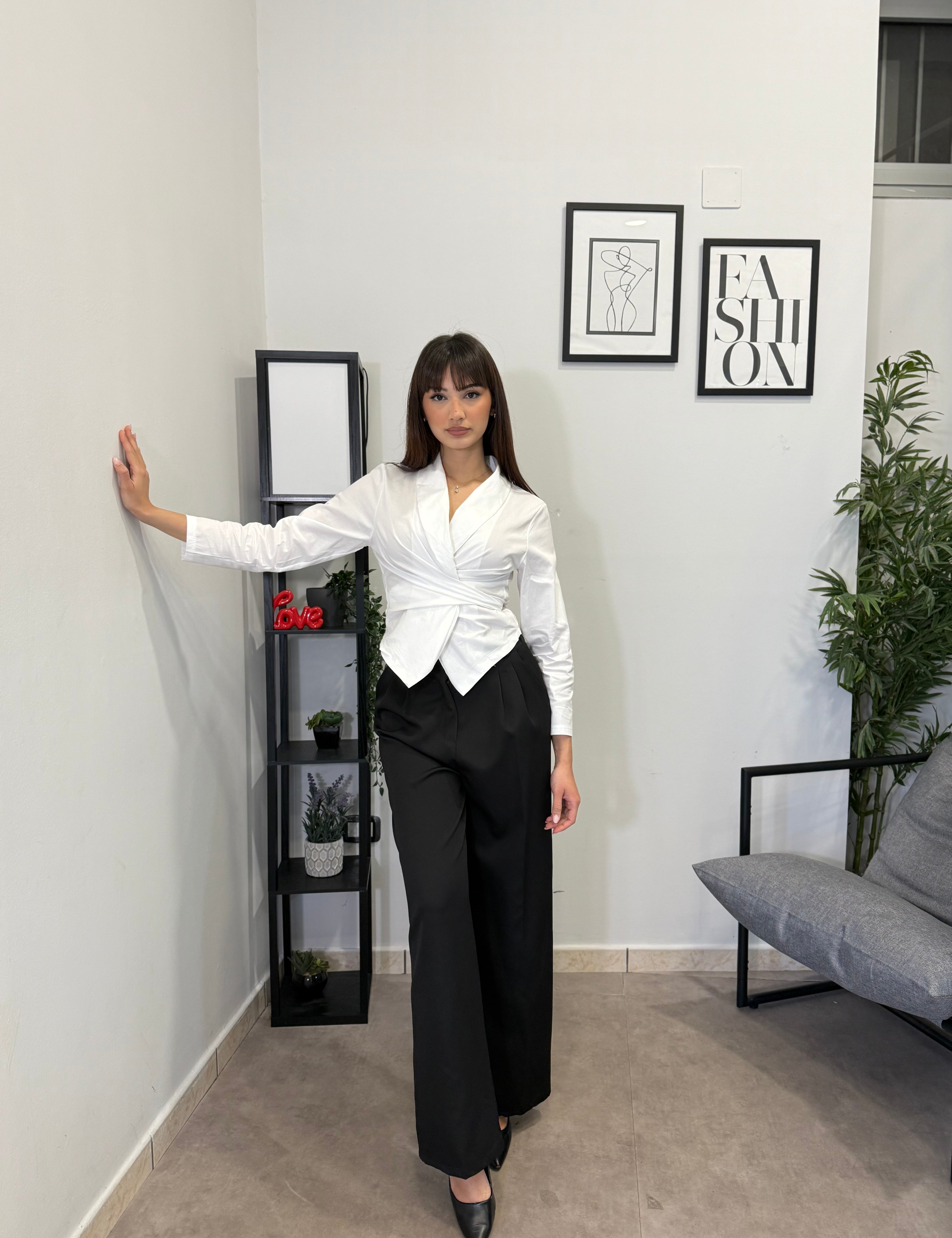 Pantalone gamba Dritta - Black 1559