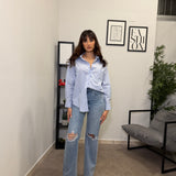 Camicia in Cotone rigata 1721