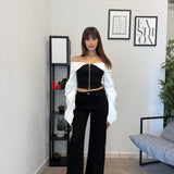 Jeans simil cotone - Black 3591