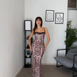 Abito Lungo Ines - Animalier 6089