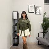 Biker Ecopelle - Green 2626