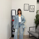 Jeans Gamba Ampia Chiaro 8000-20
