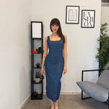 Abito Midi in Denim 2312