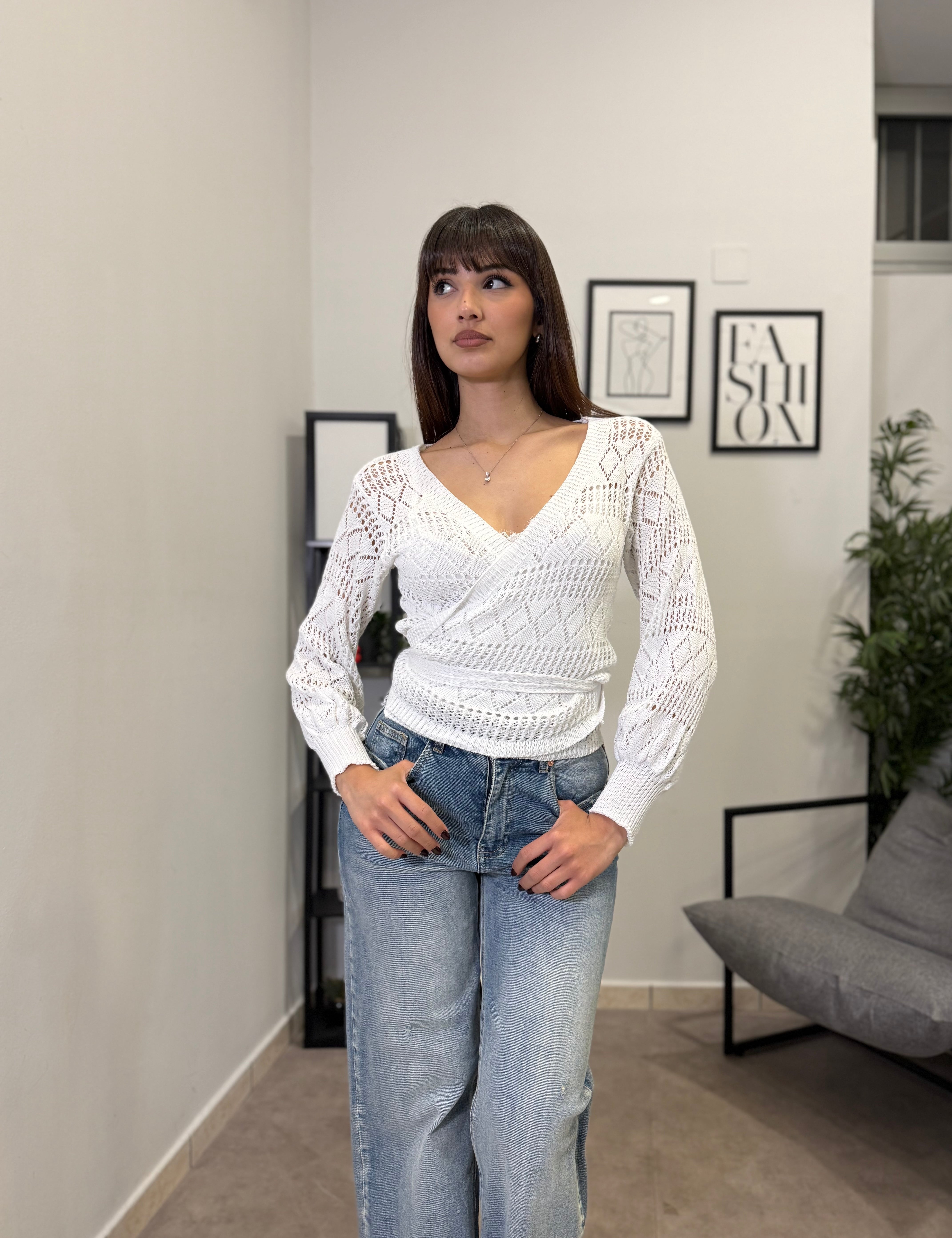 Maglia Incrociata in filo 2608