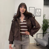 Giubbotto Scamosciato - Brown 2890