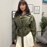 Biker Ecopelle - Green 2626