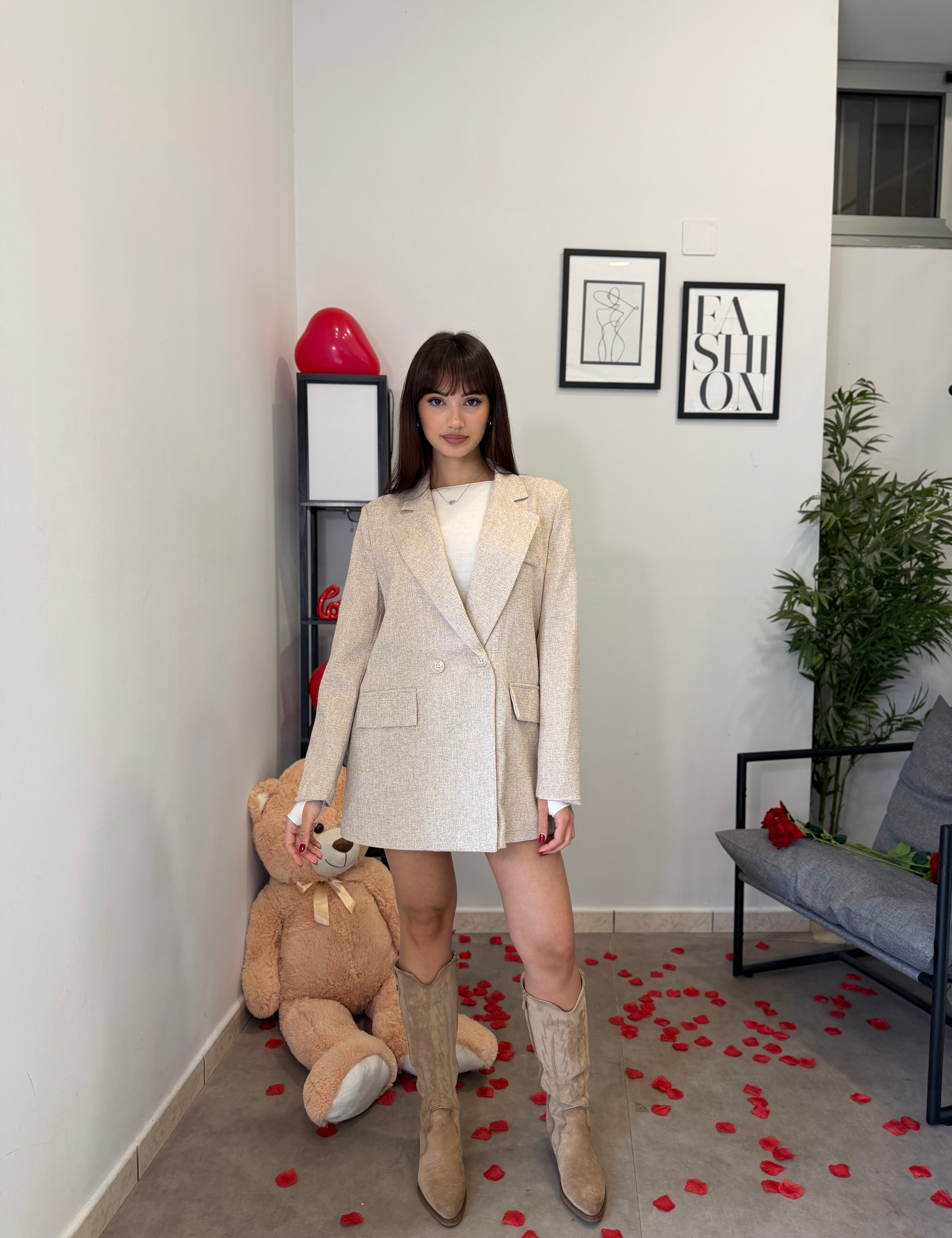 Blazer Long Melange 2603