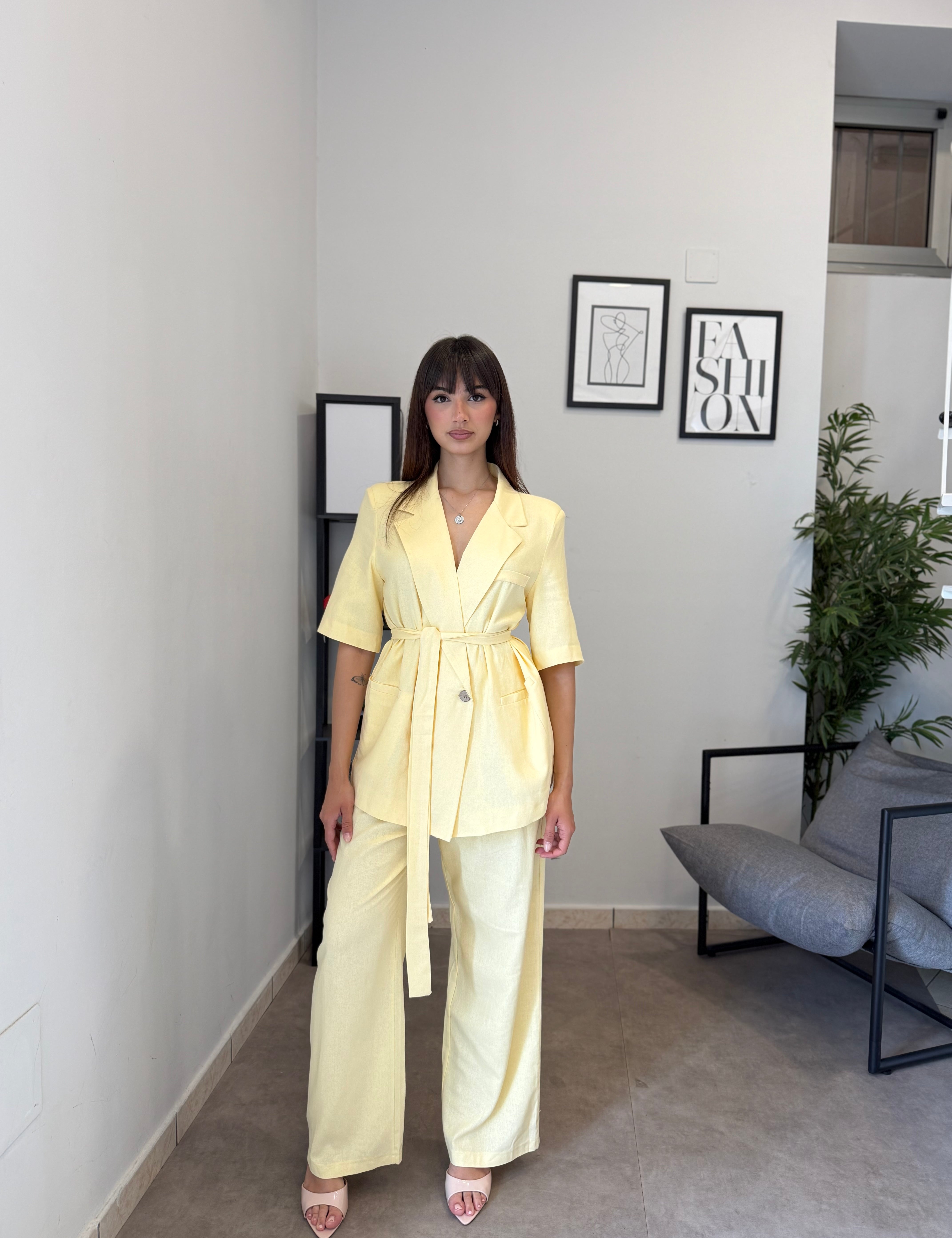 Tailleur in Misto Lino 2637