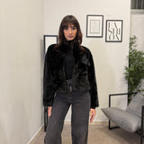 Pelliccia Bomber - Black 25208