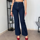 Jeans Gamba dritta scuro 2417