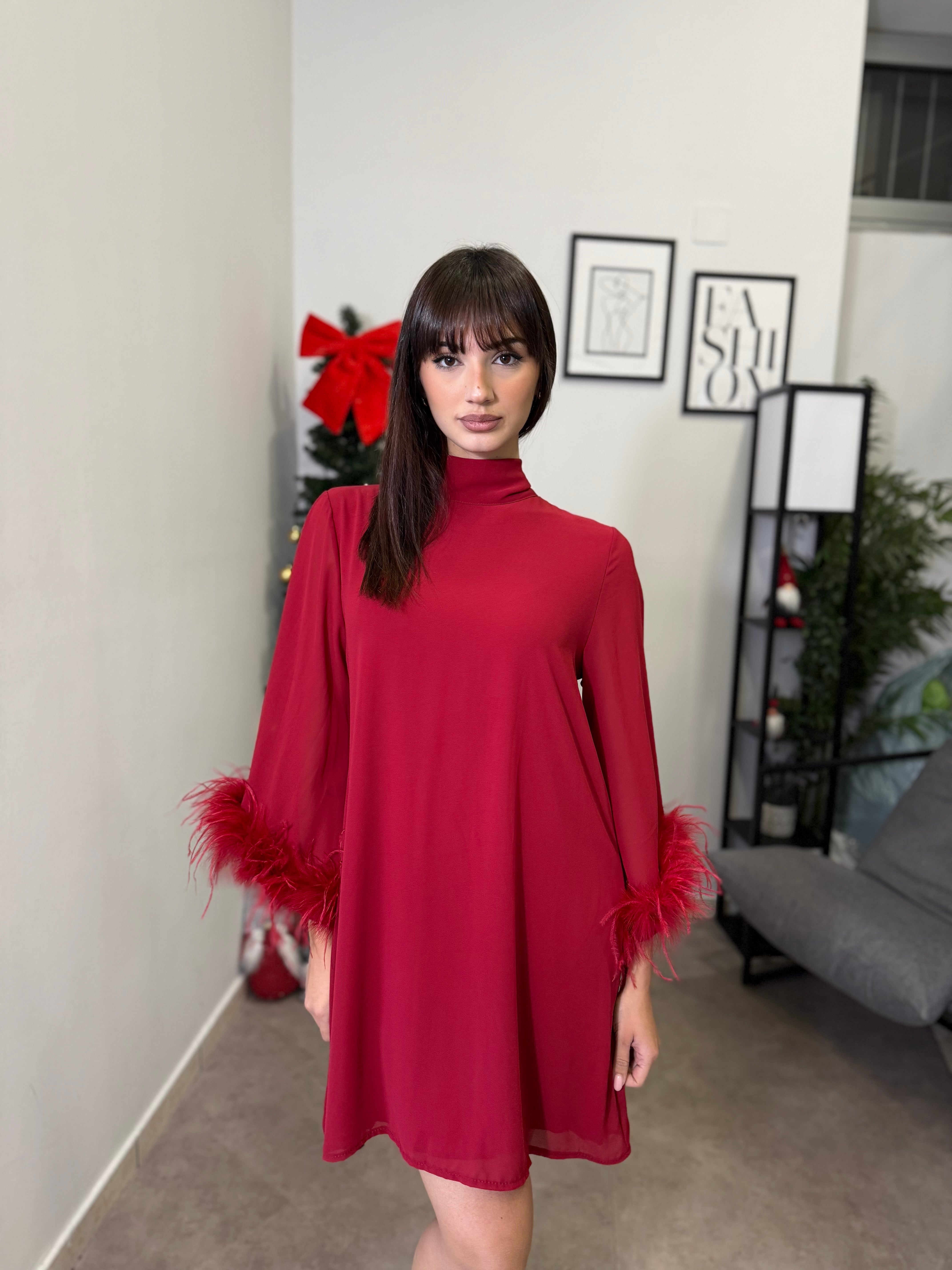 Abito con Piume  18767