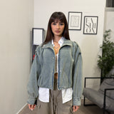 Giubbotto Over in Denim 2606