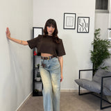 Jeans Palazzo Sabbiato 2622