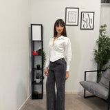 Jeans Gamba Dritta - Grey 8000