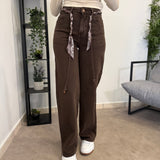 Jeans Wide leg Brown 362