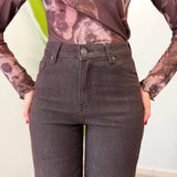 Jeans Gamba Dritta Brown 1301