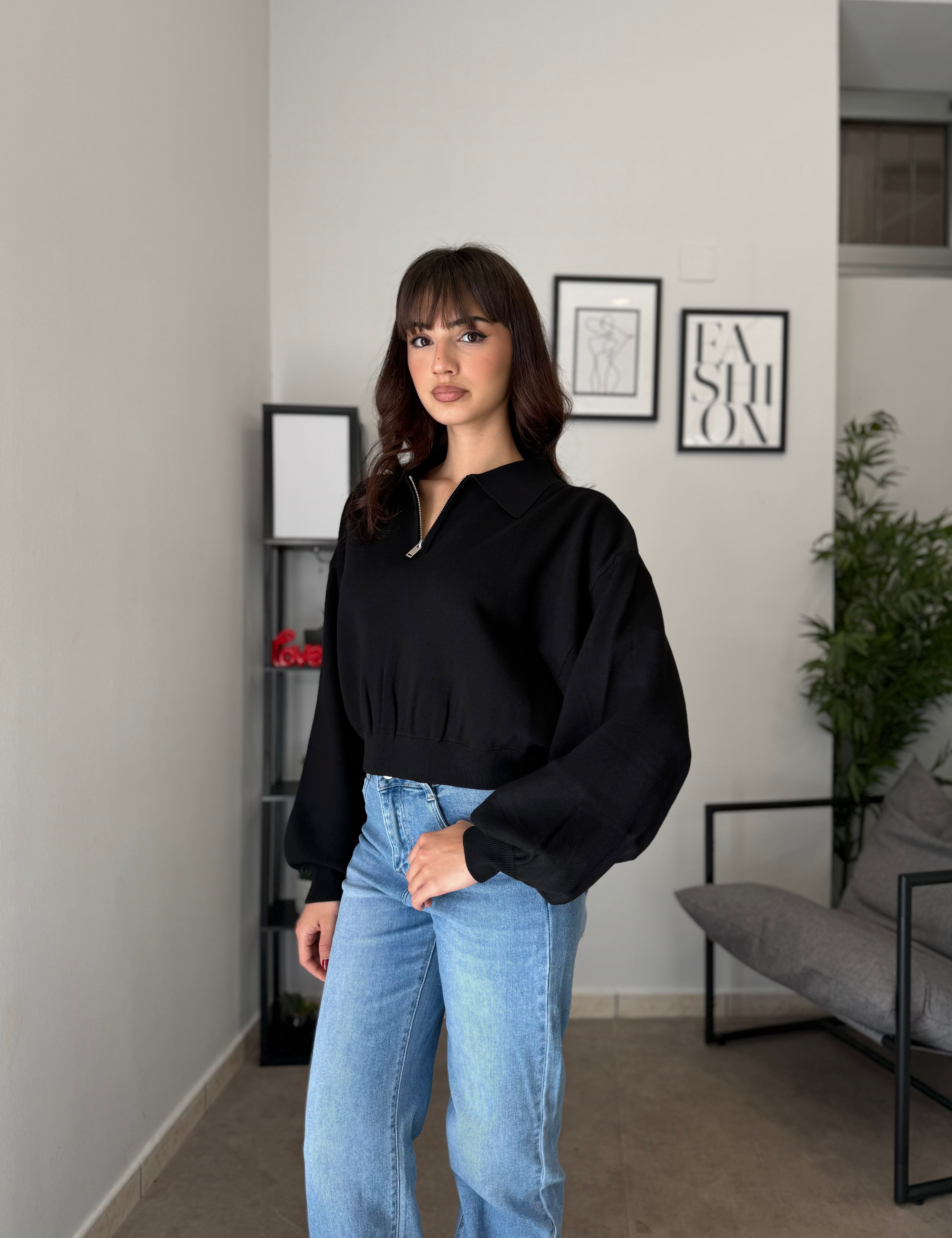Pull polo con zip 43037