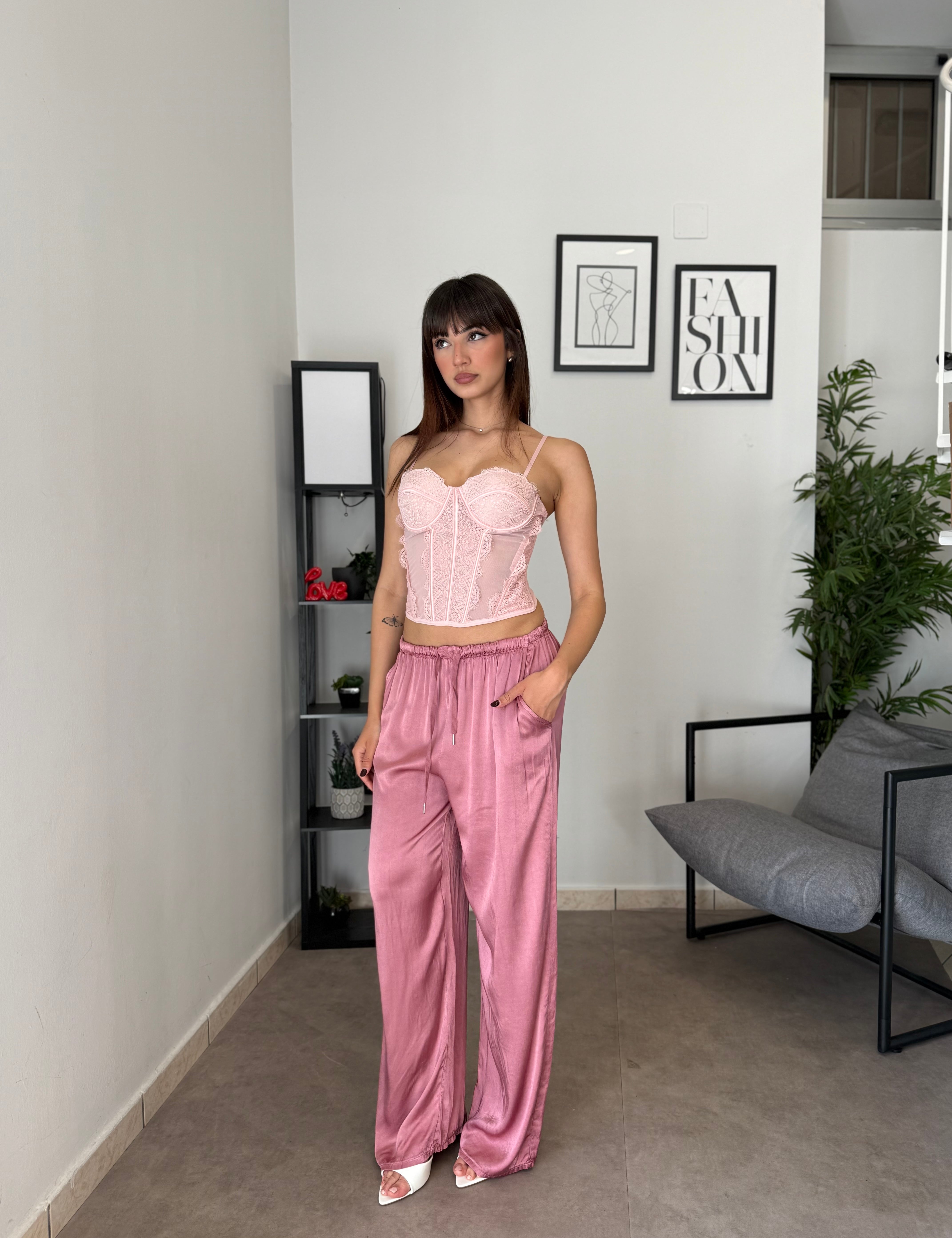 Pantalone Effetto Satin 2420