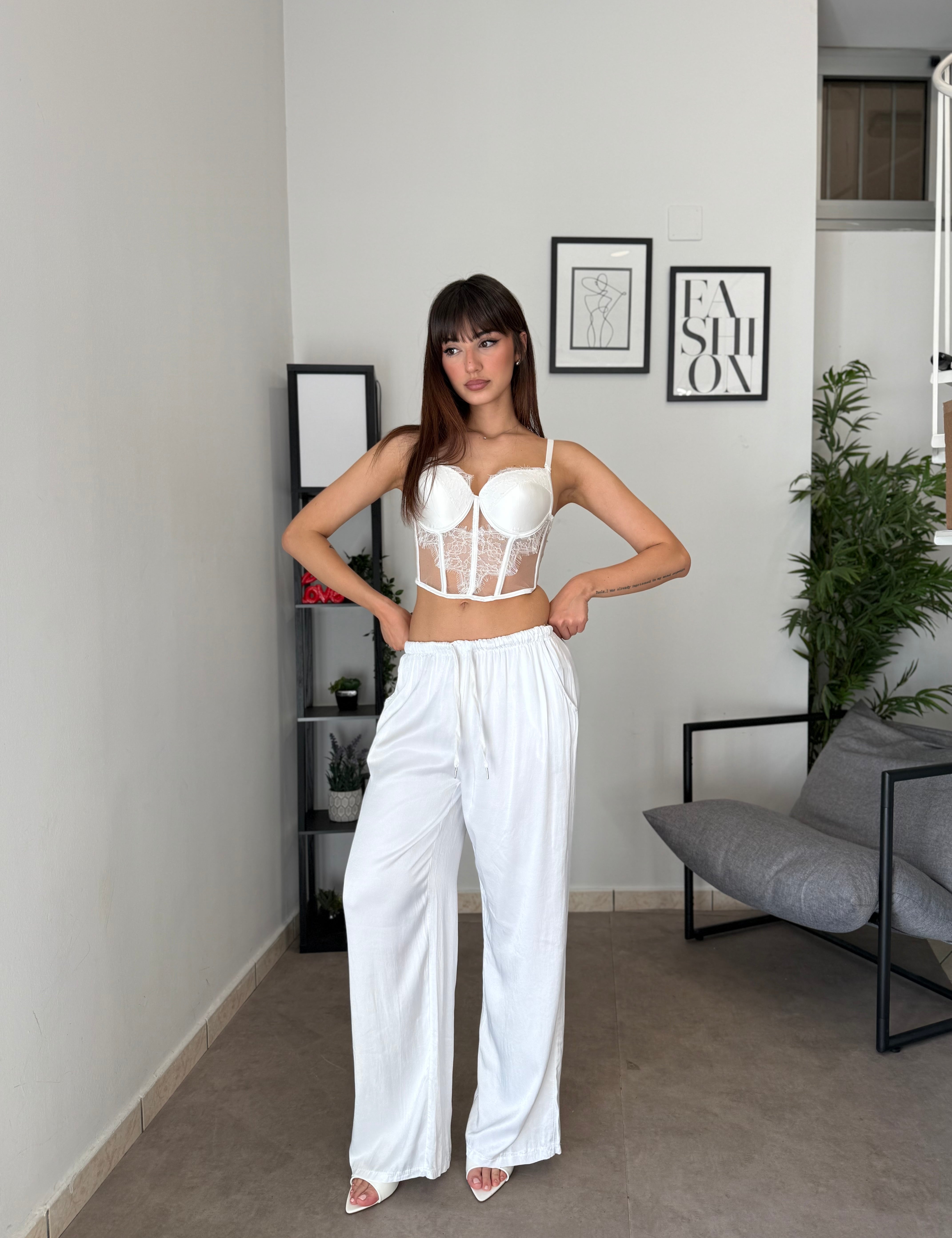 Pantalone Effetto Satin 2420