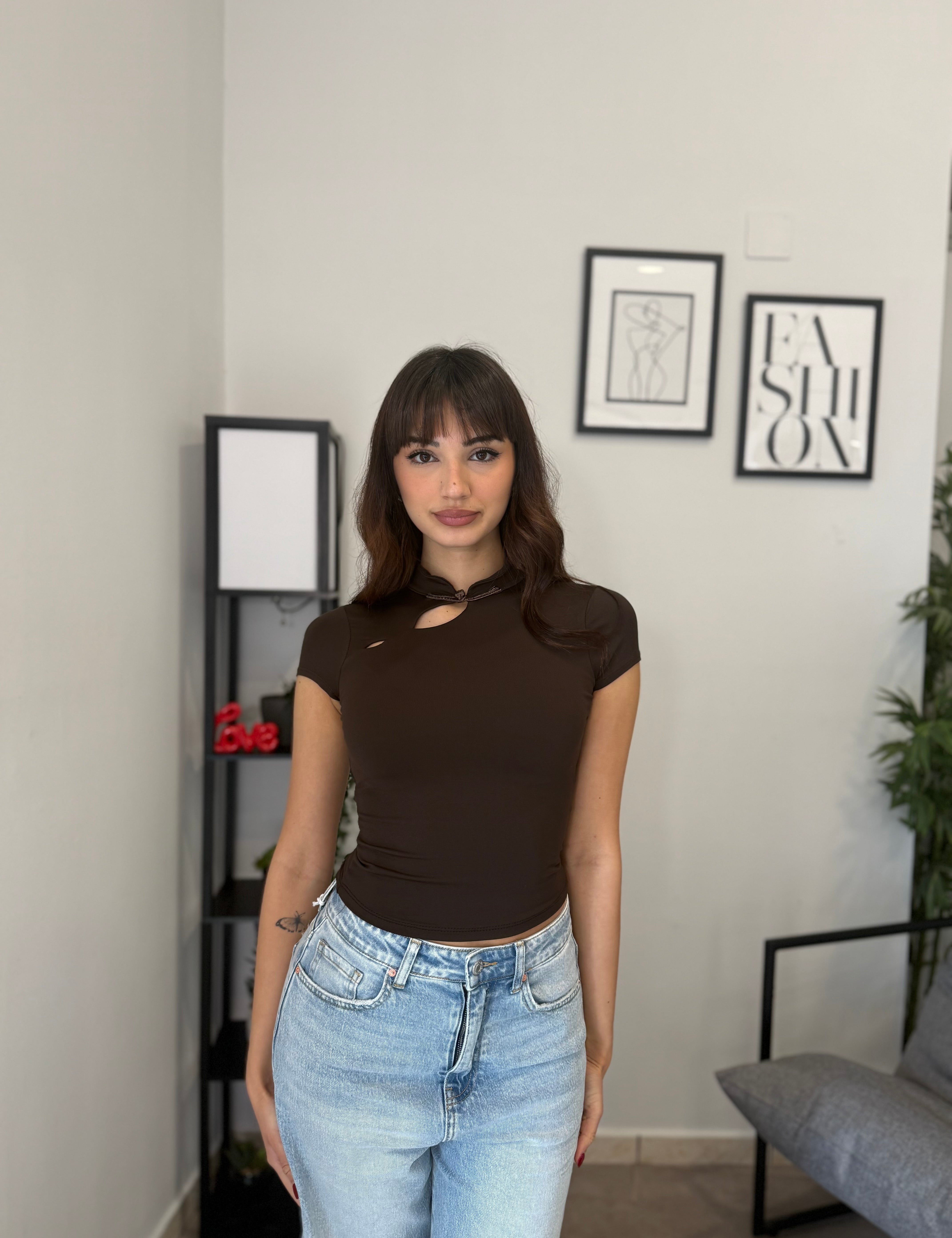 Maglia Crop Corean 1464