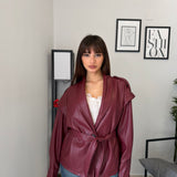 Trench Ecopelle Daysi - Bordeaux 4632