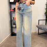 Jeans Palazzo Sabbiato 2622