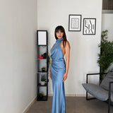 Abito Lungo Satin 60503