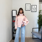 Biker Ecopelle Rosa 5009