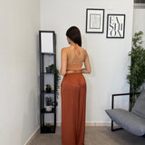 Pantalone Effetto Satin 2420