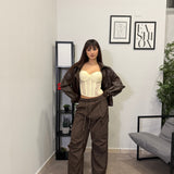 Pantalone Cargo - Brown 3105