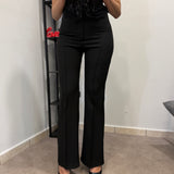 Pantalone a Zampa - Nero 1162