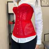 Bustier Rosso 2508