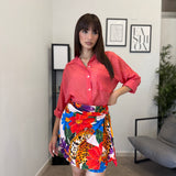 MiniGonna Pareo Etnic Red 6326