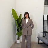 Blazer Spigato - Brown 2649