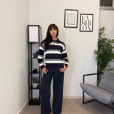 Pantalone Palazzo - Blu 8123