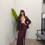 Tailleur Gessato con Gonna 6705