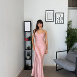 Abito Lungo Satin 2780