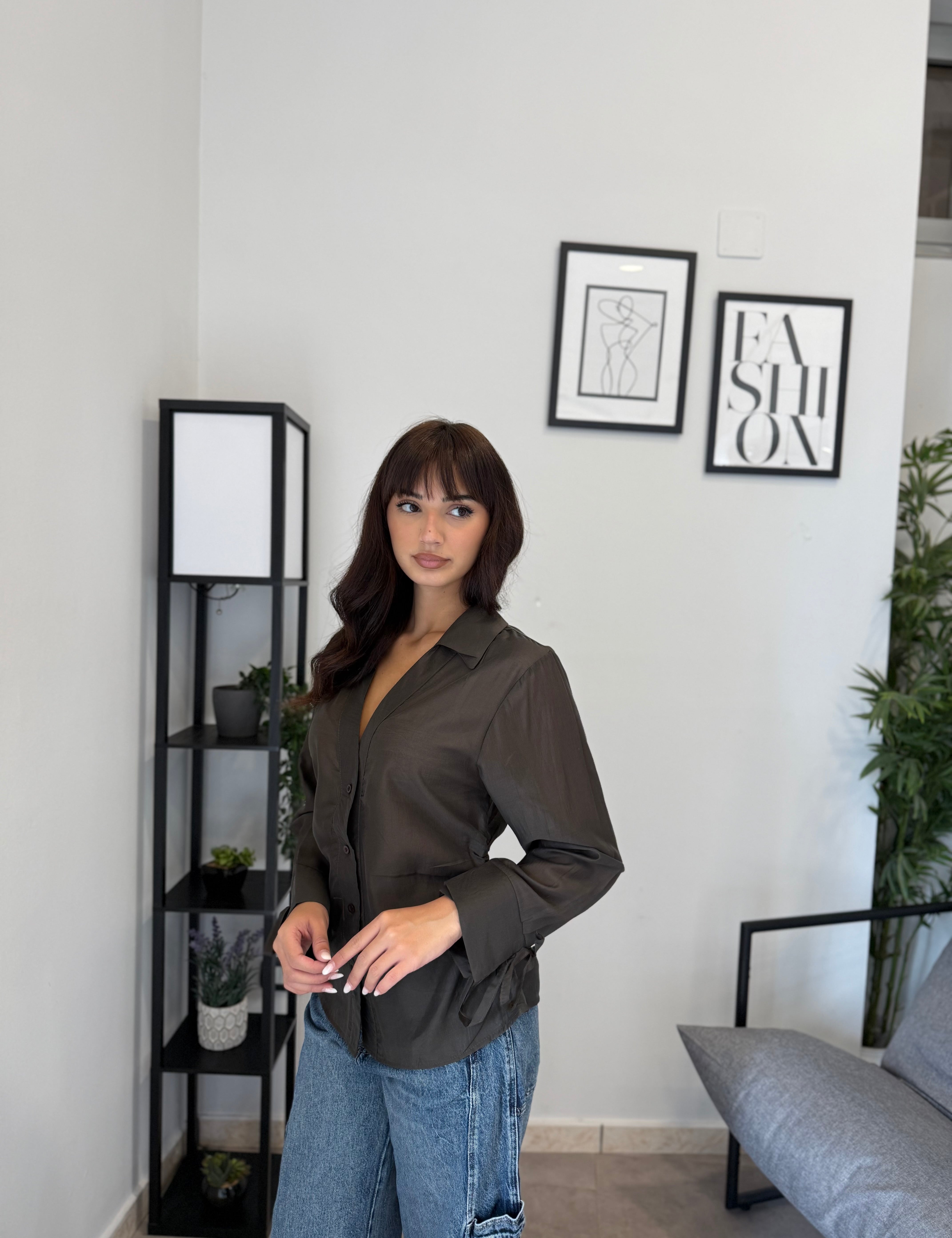 Camicia effetto velato 66628