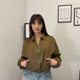 Bomber in Cotone Corto - Camel 8076